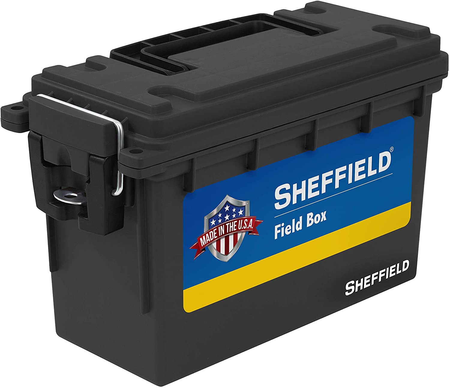 Sheffield 12629 Field Box Pistol Rifle Or Shotgun Ammo Storage Box